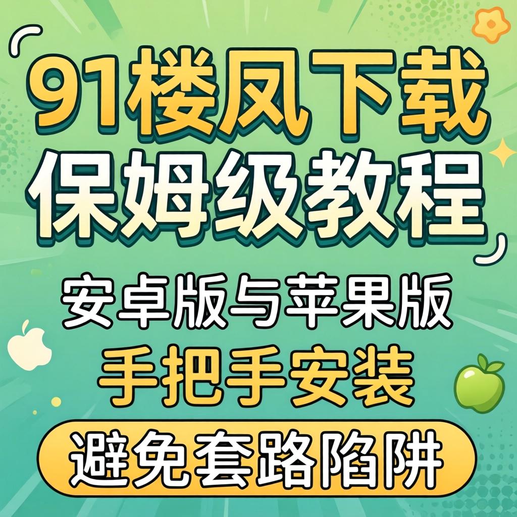 91楼凤下载保姆级教程：安卓版与苹果版手把手安装，避免套路陷阱
