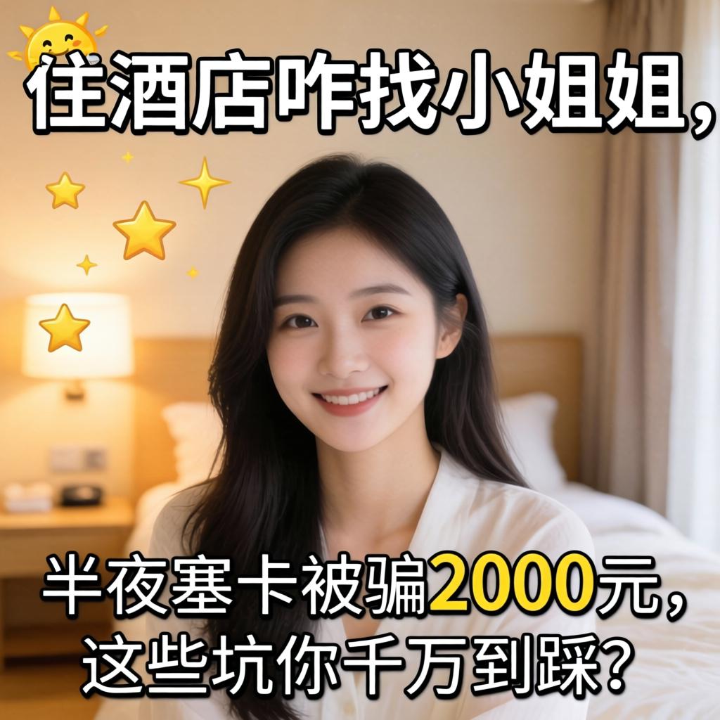 住酒店咋找小姐姐,半夜塞卡被骗2000元,这些坑你千万别踩?
