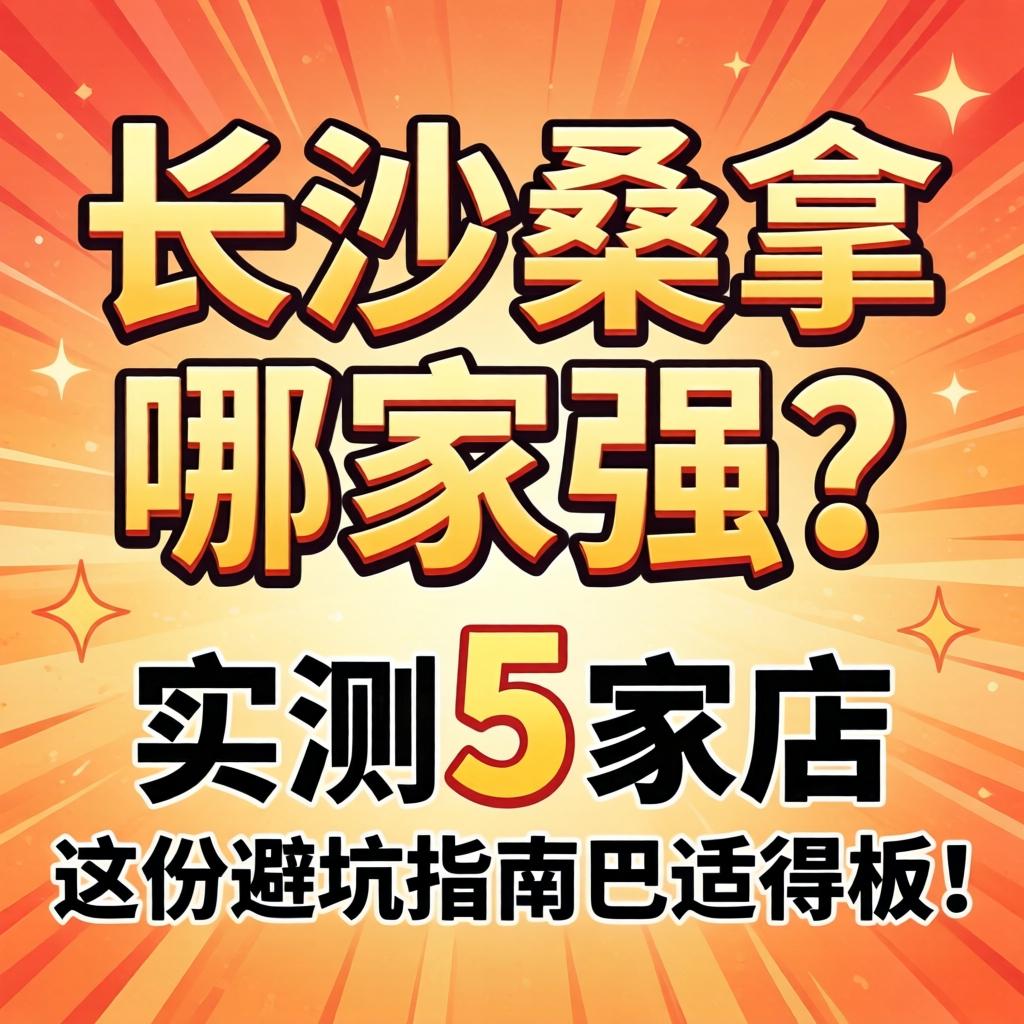长沙桑拿哪家强？实测5家店，这份避坑指南巴适得板！