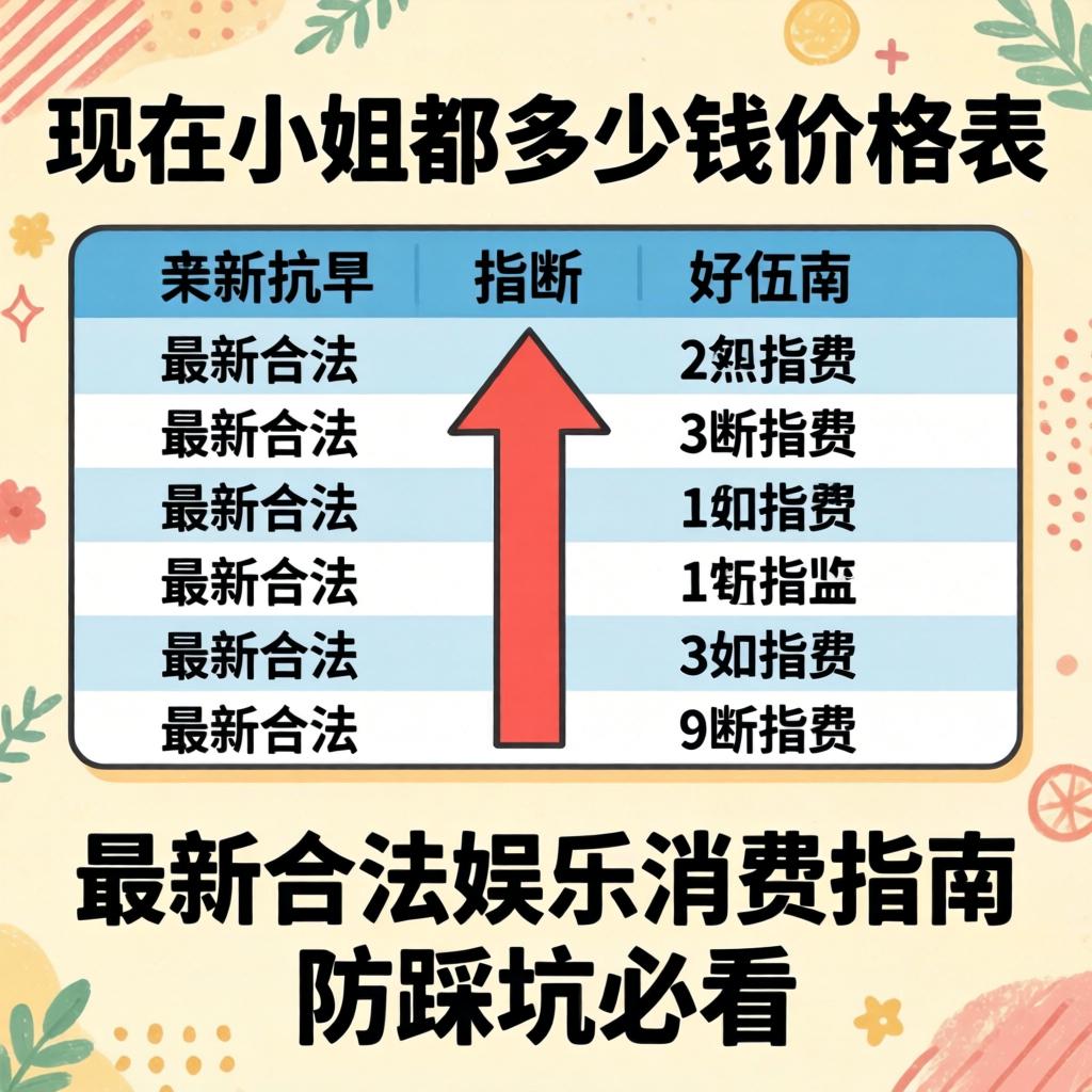 现在小姐都多少钱价格表 最新合法娱乐消费指南 防踩坑必看
