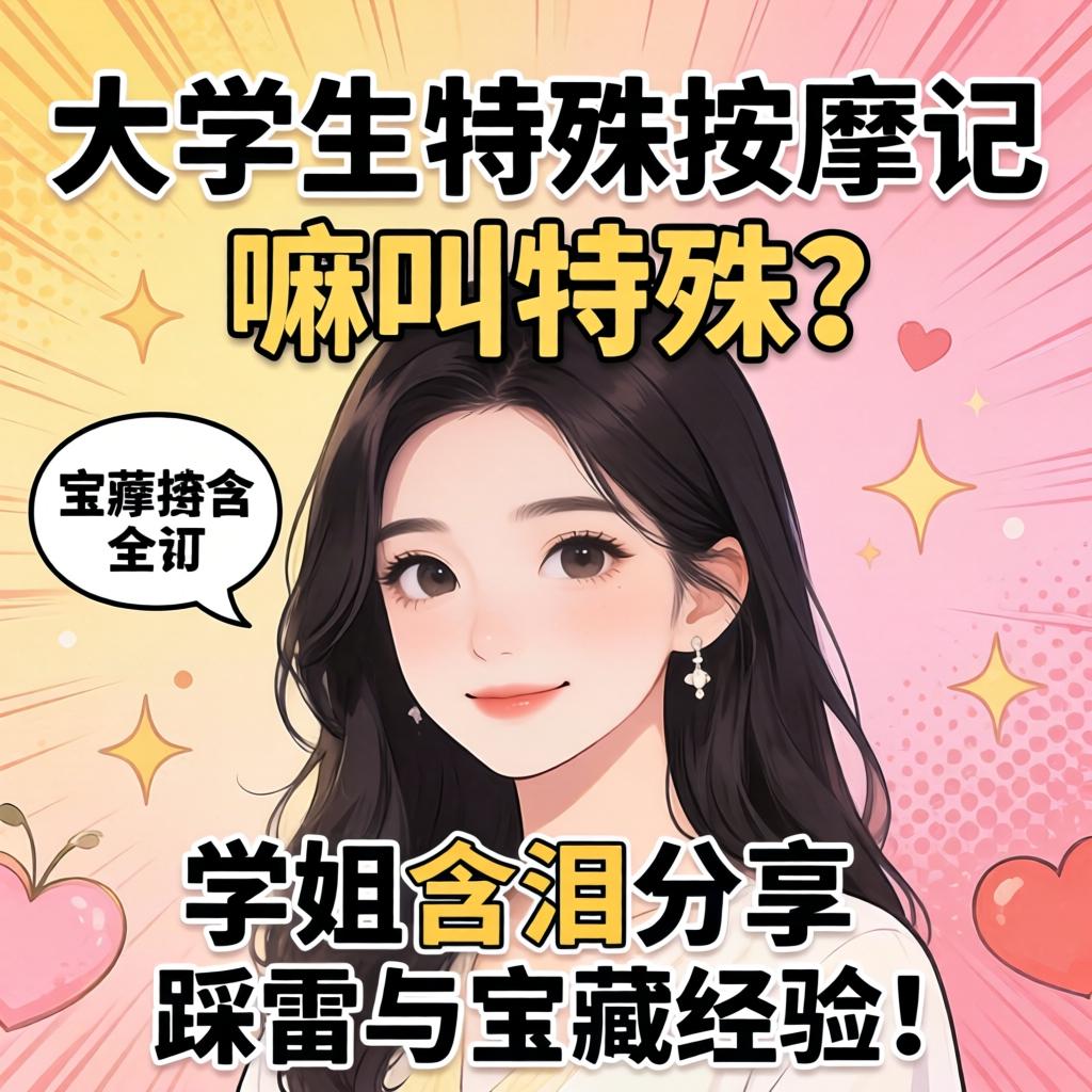 女大学生特殊推拿记，嘛叫特殊？学姐含泪分享踩雷与宝藏经验！