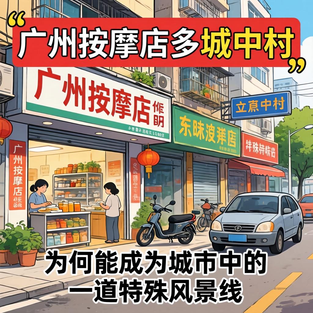广州按摩店多的城中村,为何能成为城市中的一道特殊风景线?