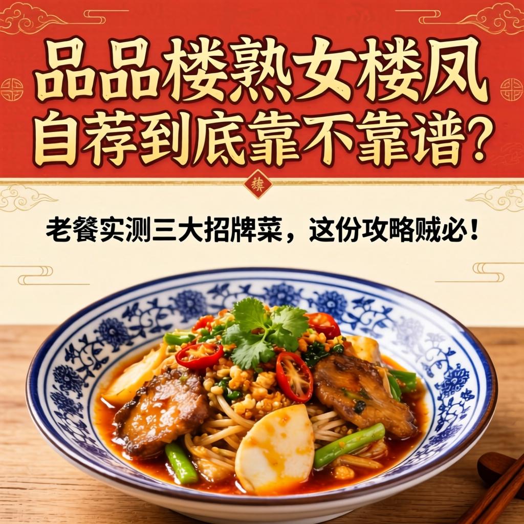 一品楼熟女楼凤自荐到底靠不靠谱？老饕实测三大招牌菜，这份攻略贼必！