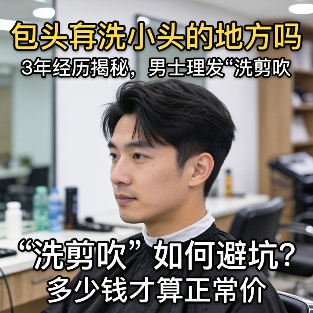 包头有洗小头的地方吗，，，，，3年履历揭秘，，，，，男士剃头“洗剪吹”怎样避坑？？几多钱才算正常价？？