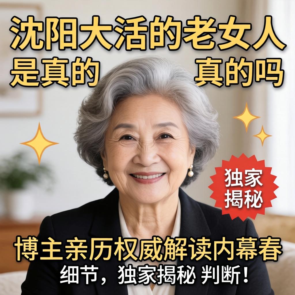 沈阳大活的老女人是真的吗博主亲历权威解读内幕细节独家揭秘
