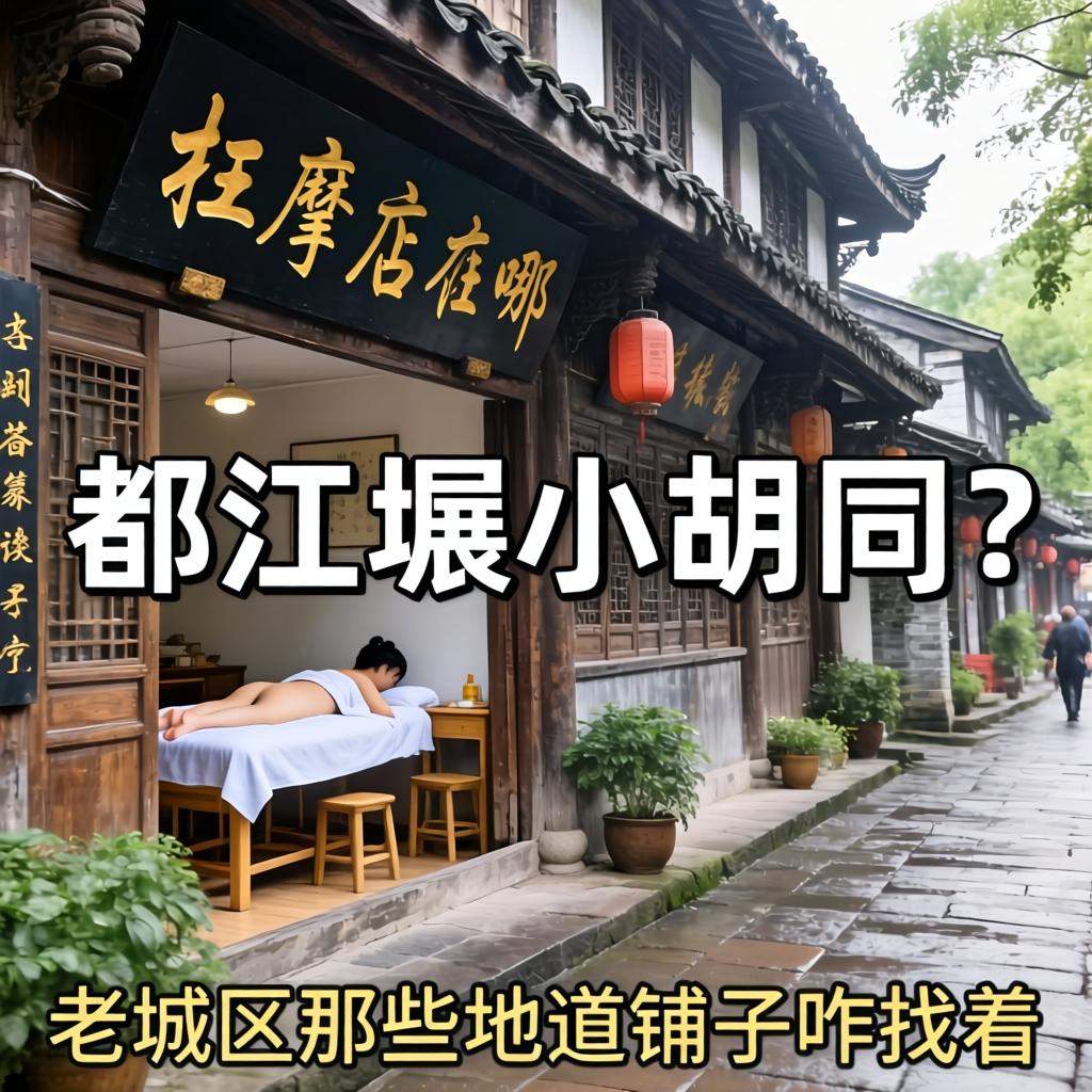 都江堰小胡同的按摩店在哪？老城区那些地道铺子咋找着？