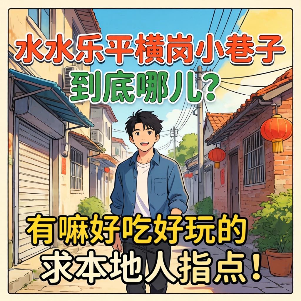 三水涝旖横岗幼小路到底在哪儿？有嘛好吃好玩的？求本地人领导！