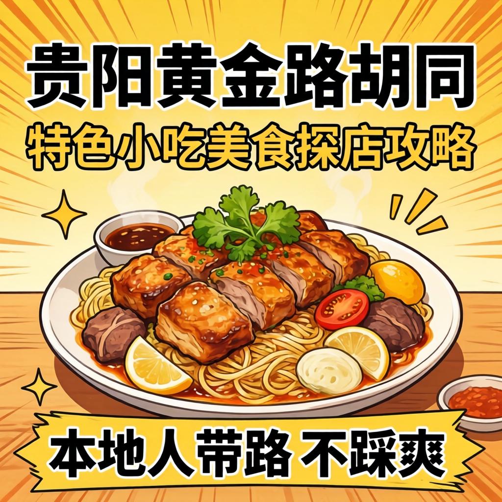 贵阳黄金路胡同特色小吃美食探店攻略本地人带路不踩雷