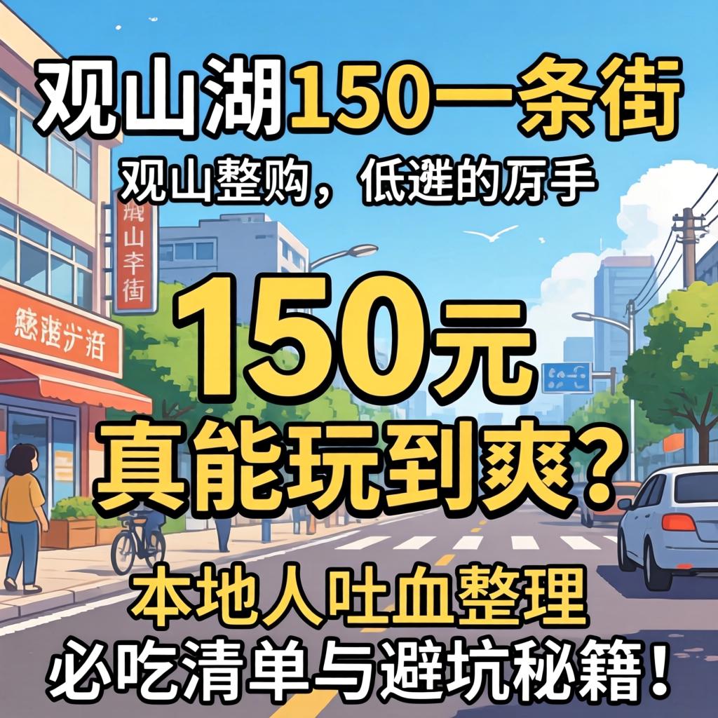 观山湖150一条街的具体信息，150元真能玩到爽？本地人吐血整顿必吃清单与避坑秘籍！