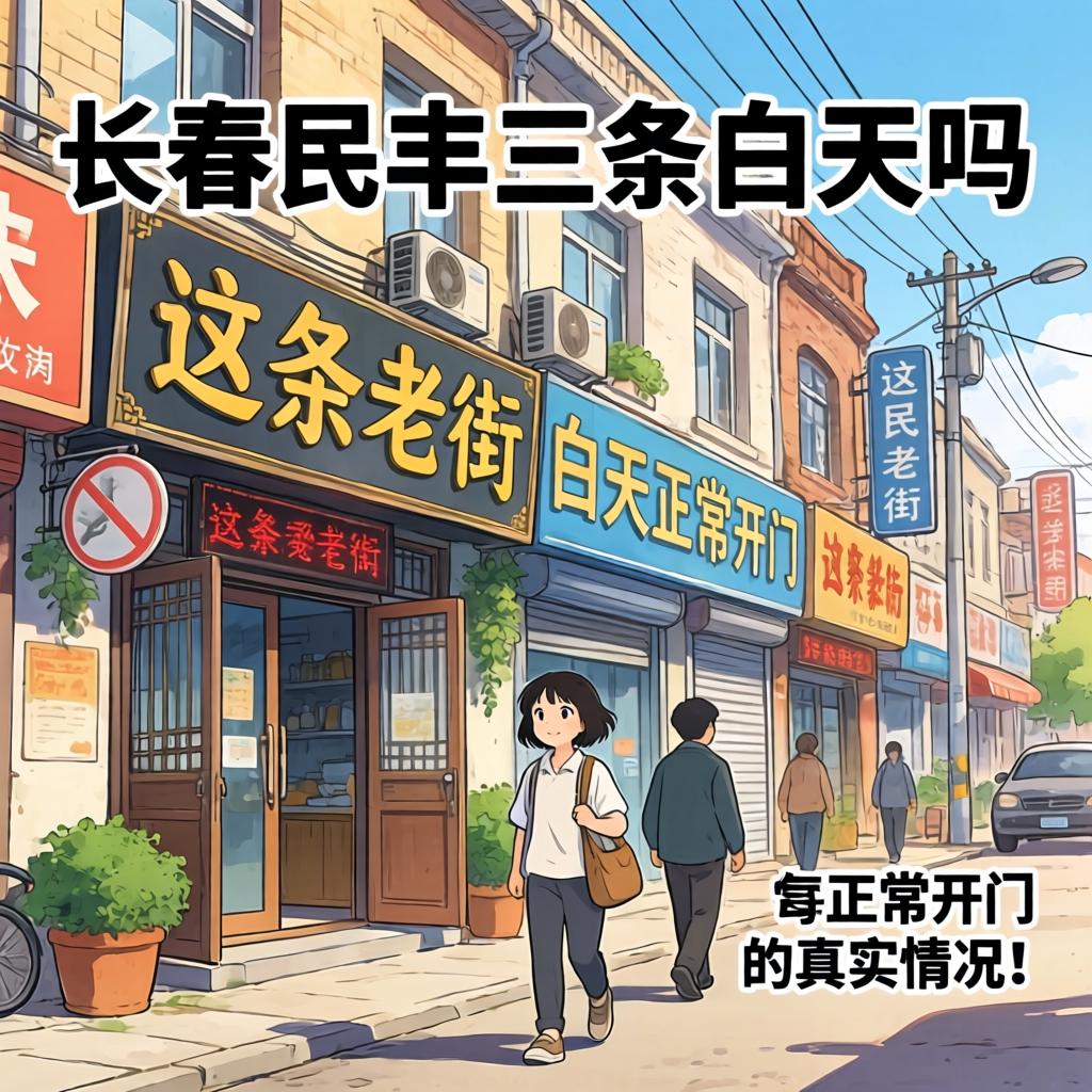 长春民丰三条白日有吗？这条老街白日正？诺恼媸登榭觯
