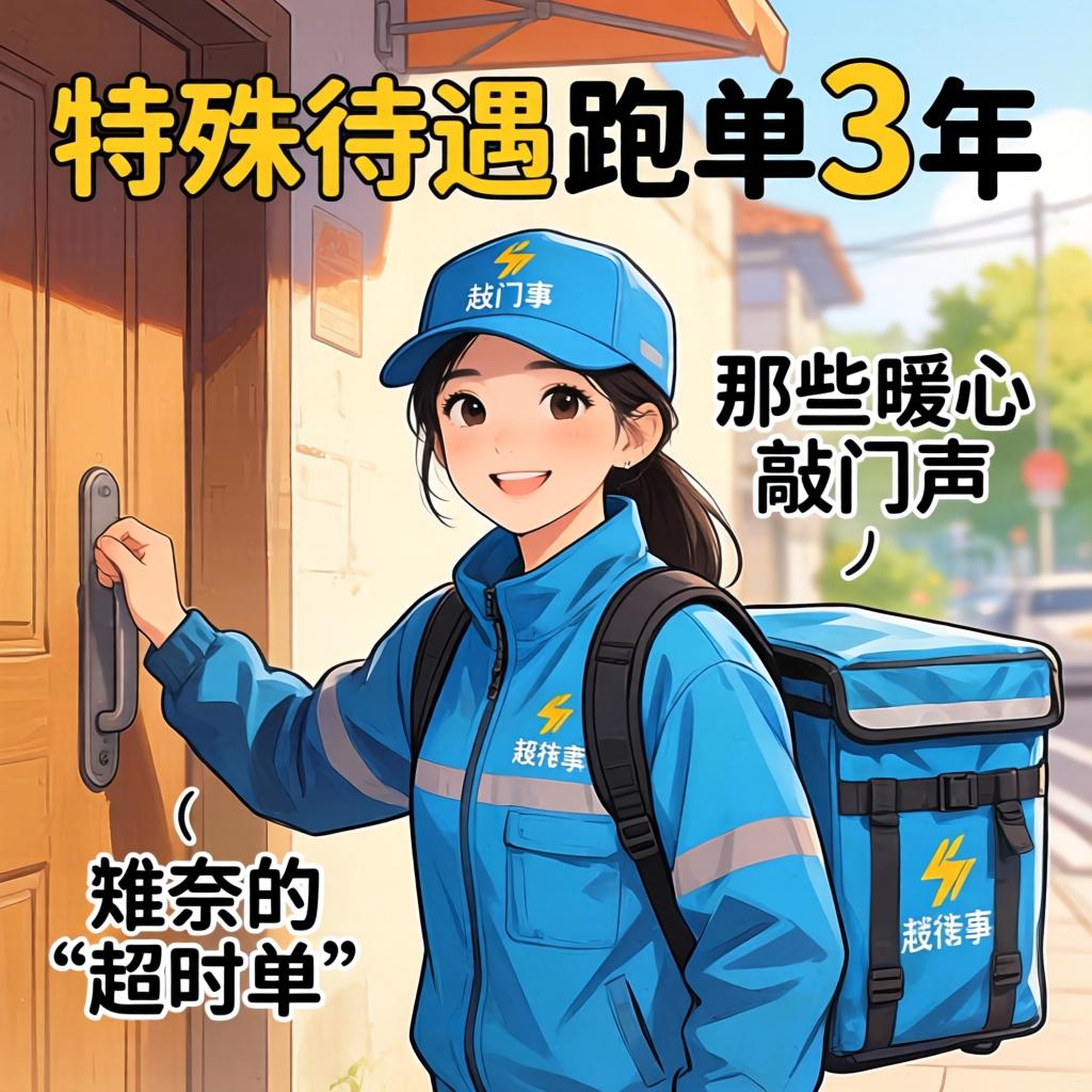 女外卖员的特殊待遇，，跑单3年，，那些暖心的敲门声与无奈的“超时单”