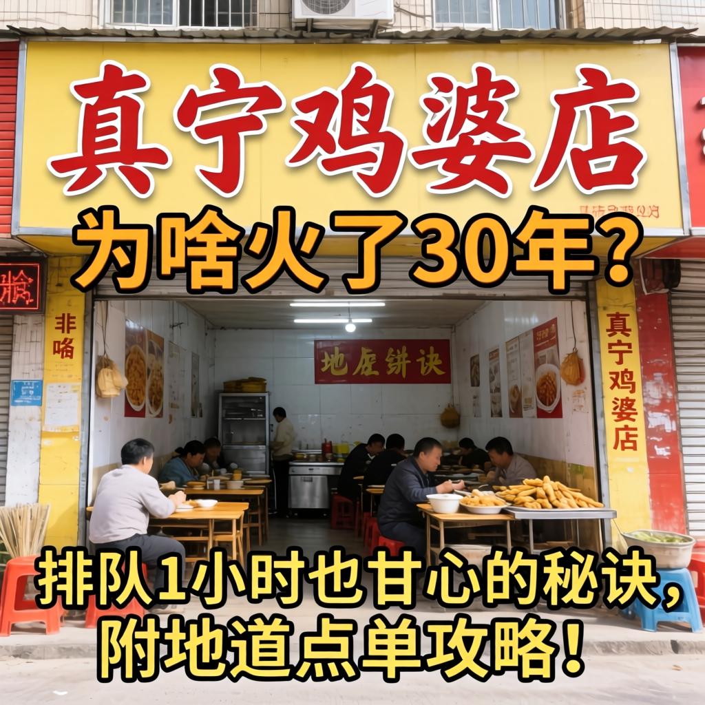 正宁鸡婆店，为啥火了30年？排队1小时也甘心的秘诀，附地道点单攻略！