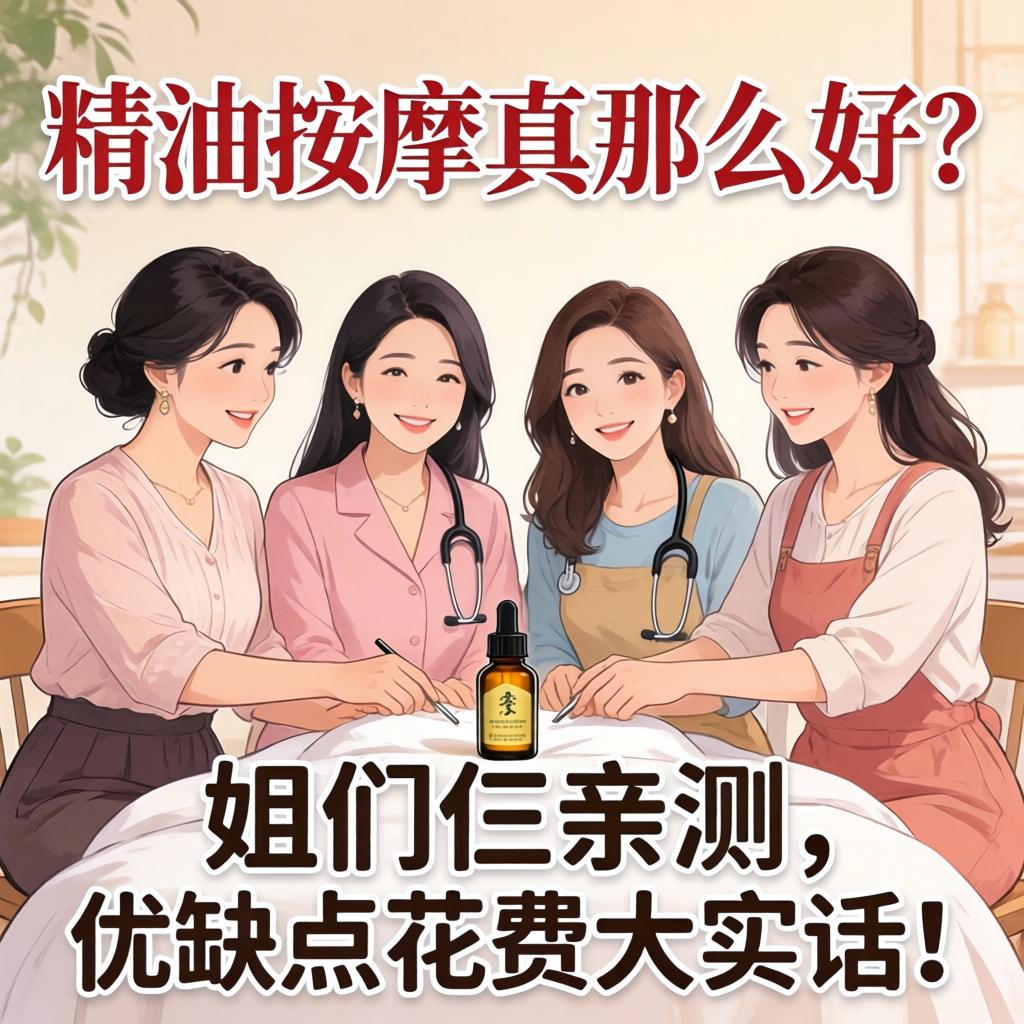 四位人妇精油推拿真那么好？？姐们仨亲测，，优弱点破费大真话！