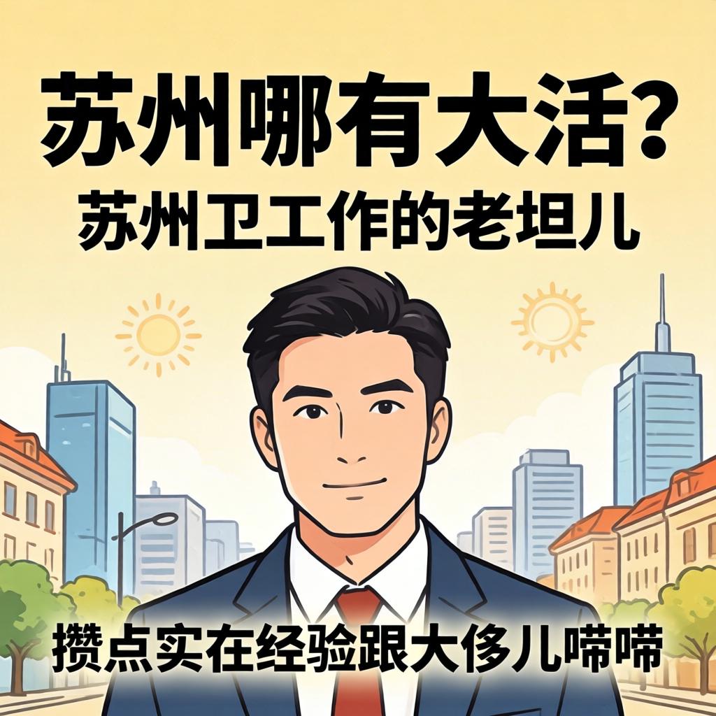 苏州哪有大活？在苏州卫工作的老坦儿，攒点实在经验跟大伙儿唠唠