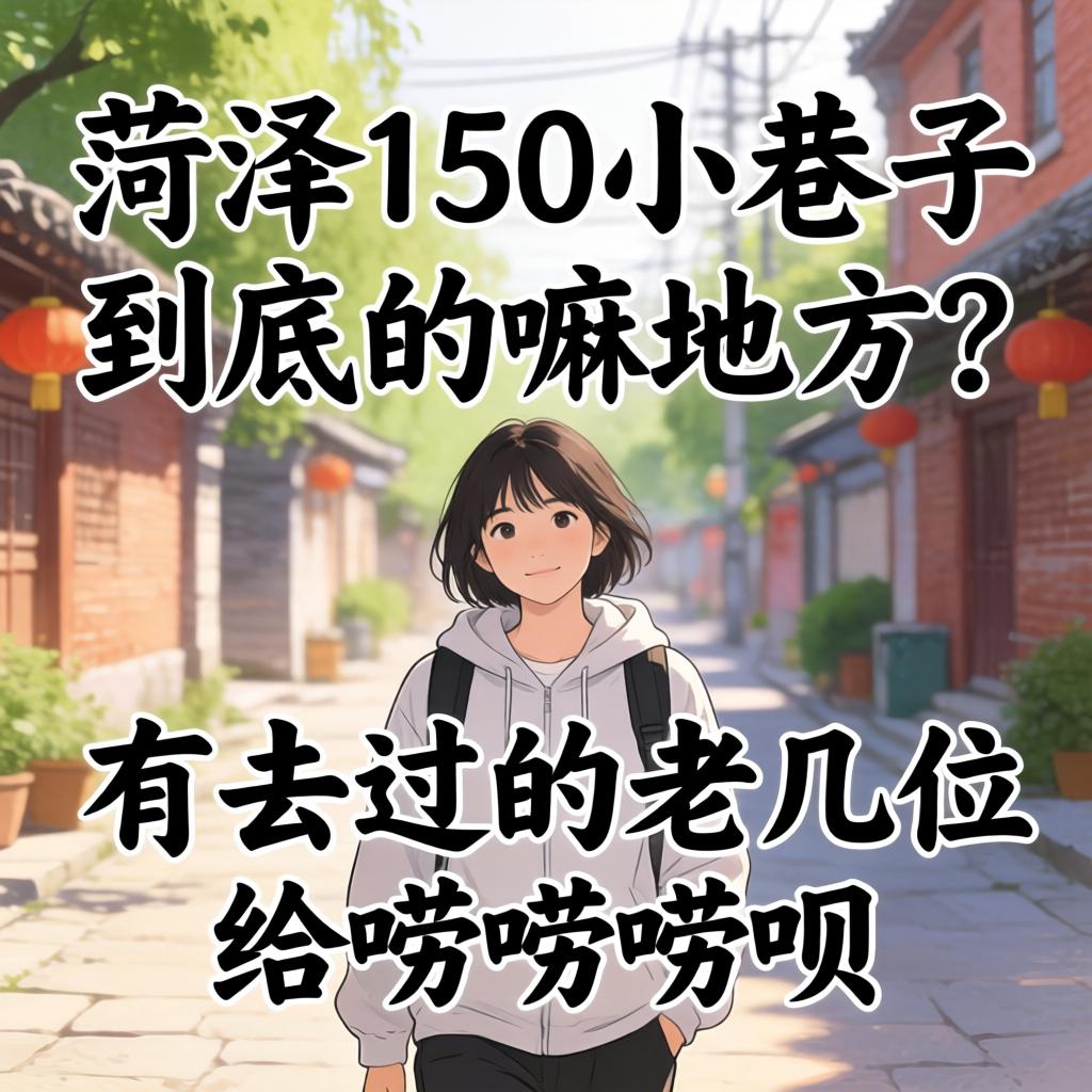 菏泽150小巷子到底在嘛地方？有去过的老几位给唠唠呗