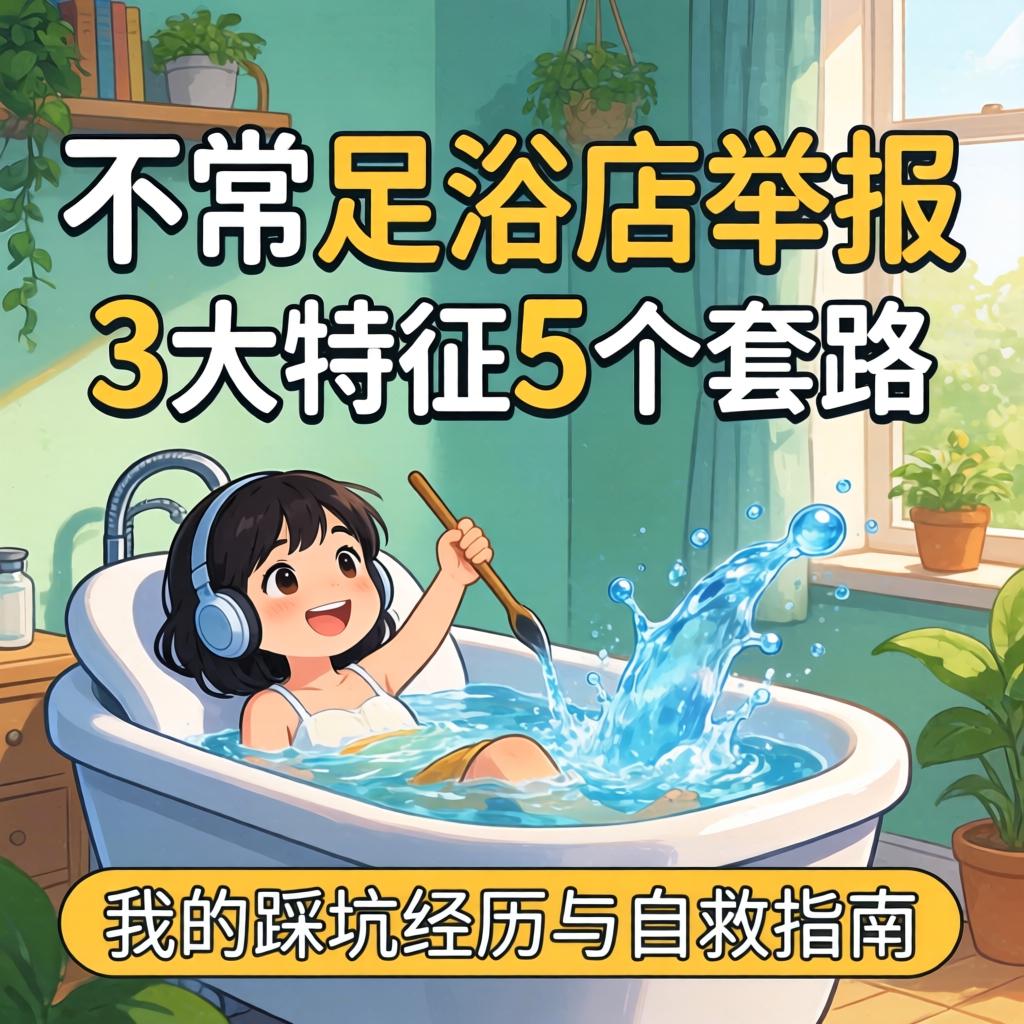 不正规足浴店举报，3大特点5个套路，我的踩坑经历与自救指南
