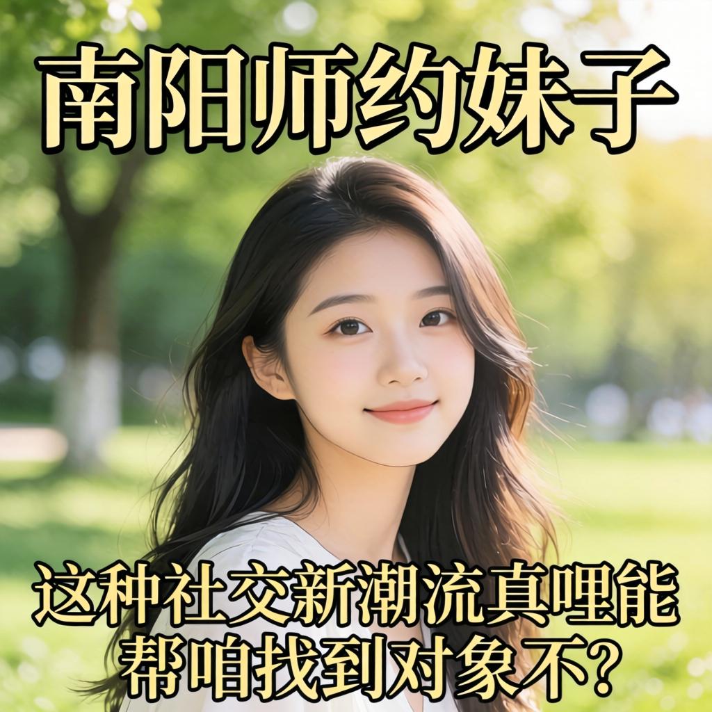 南阳师约妹子，这种社交新潮流真哩能帮咱找到对象不？