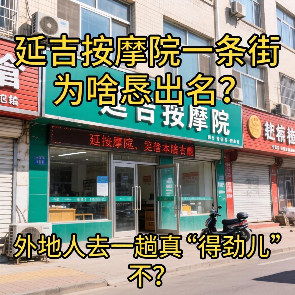 延吉按摩院一条街为啥恁出名？外地人去一趟真“得劲儿”不？