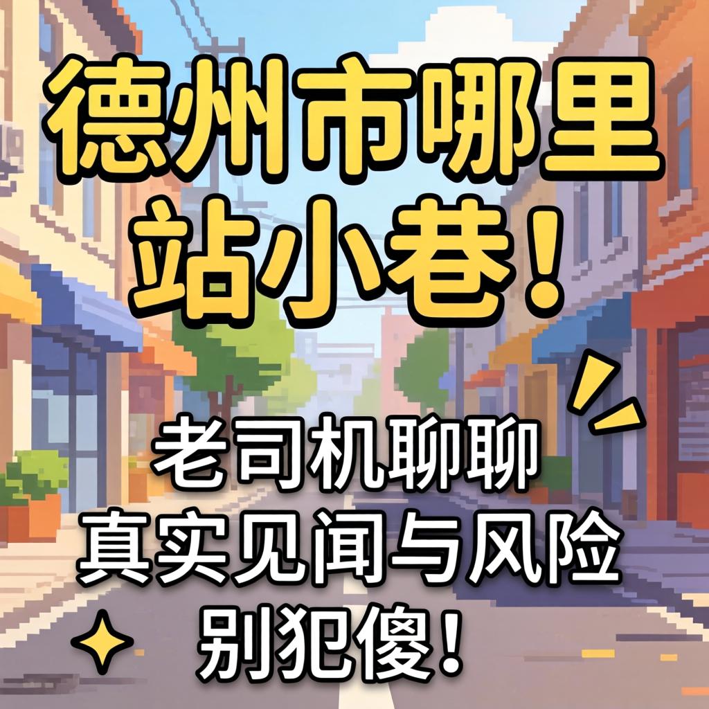 德州市哪里有站小巷的？老司机聊聊真实见闻与风险，别犯傻！
