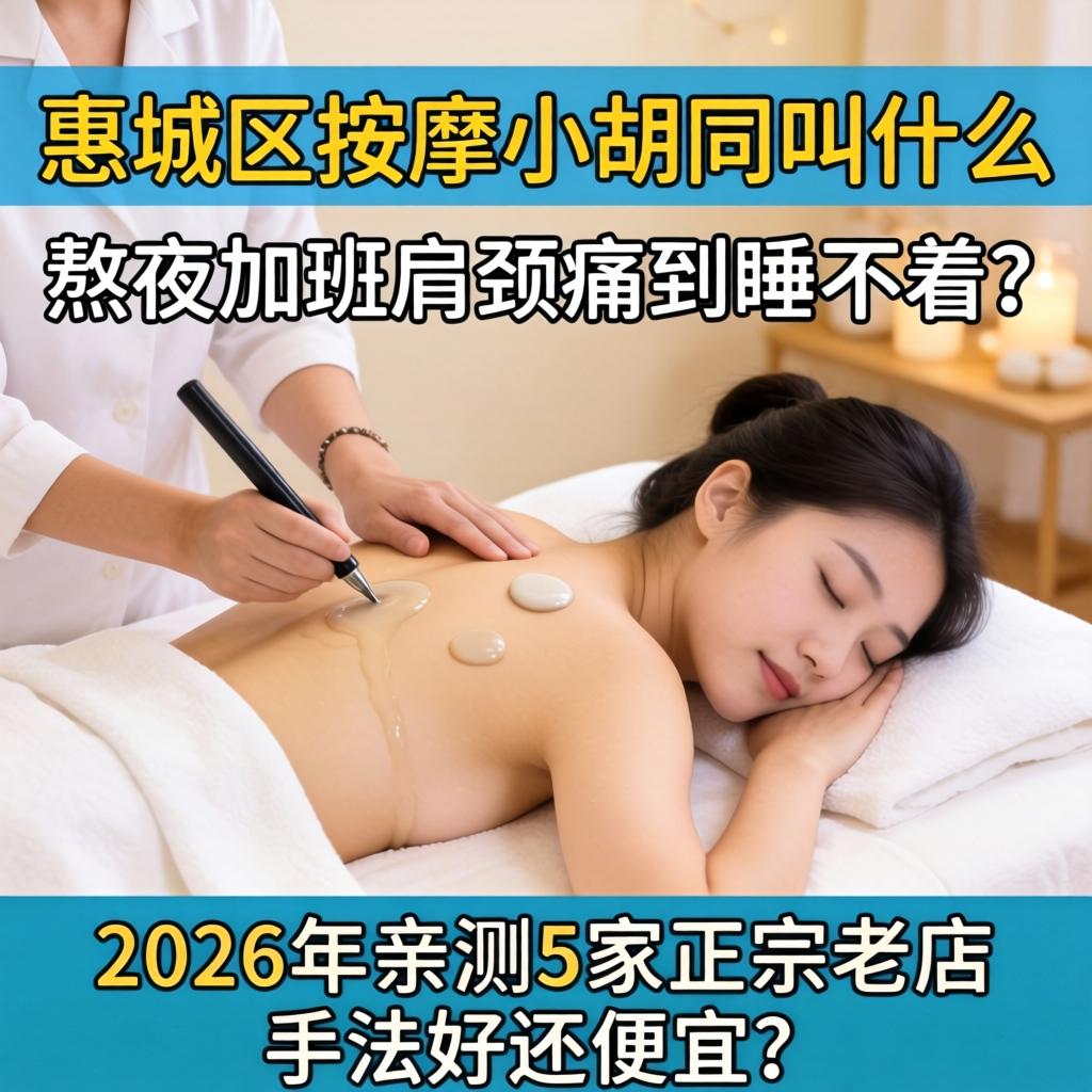惠城区按摩小胡同叫什么，熬夜加班肩颈痛到睡不着？2026年亲测5家正宗老店，手法好还便宜？