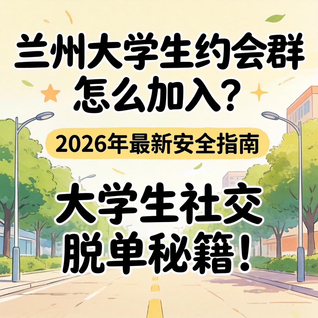 兰州大学生约会群怎么参与？2026年最新安全指南，大学生社交脱单秘籍！