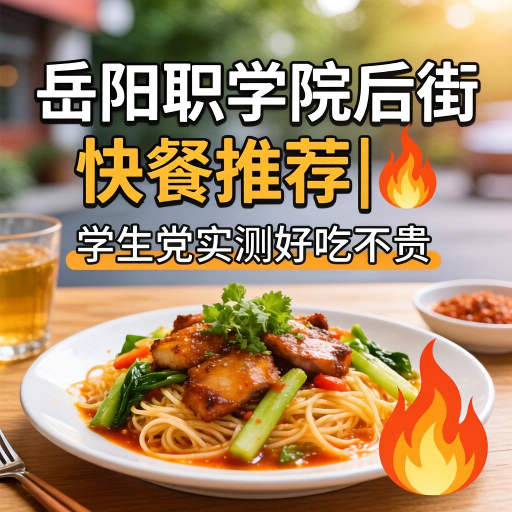 岳阳职院后街快餐推荐|学生党实测好吃不贵的美食清单?