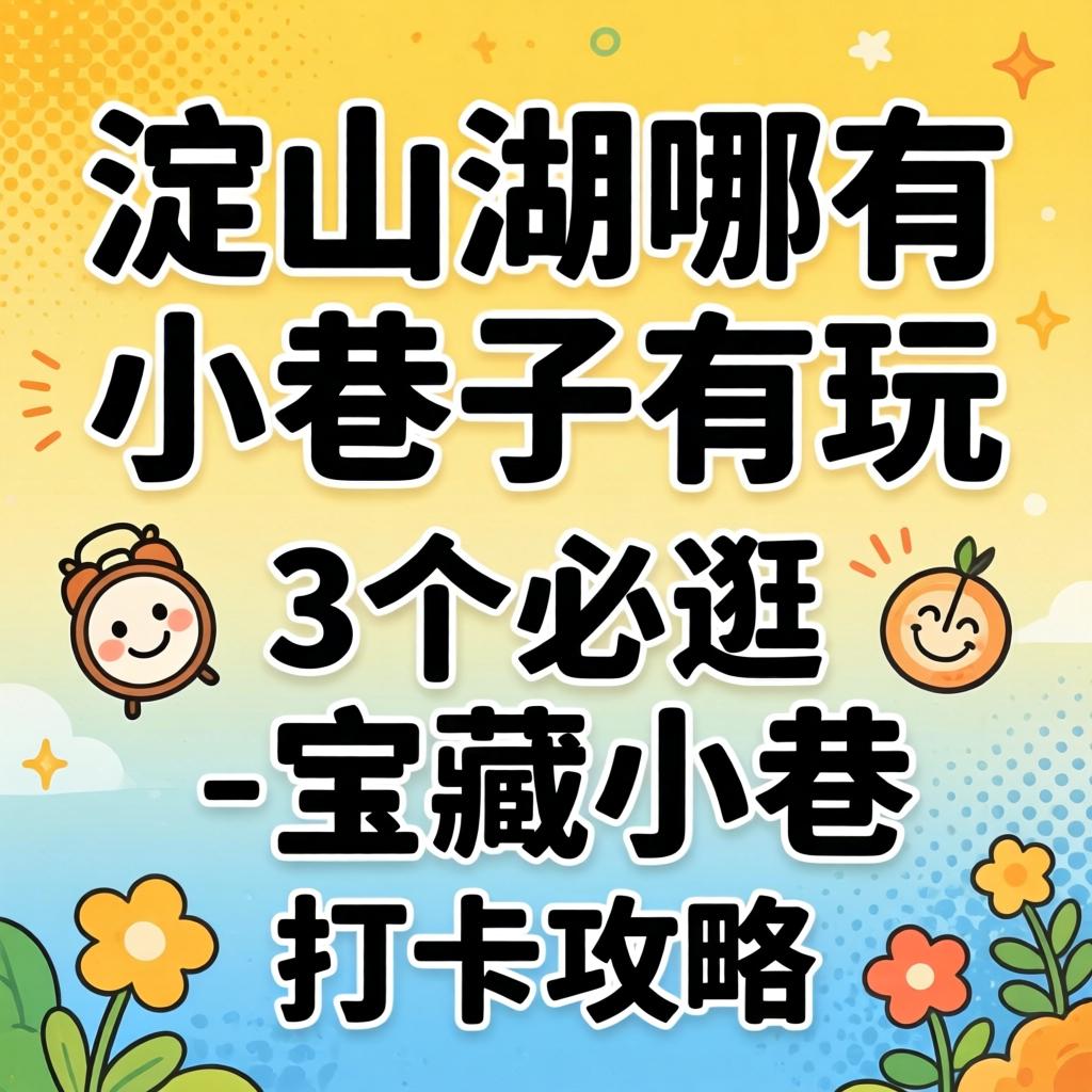 淀山湖哪有小巷子可以玩-3个必逛宝藏小巷-打卡攻略