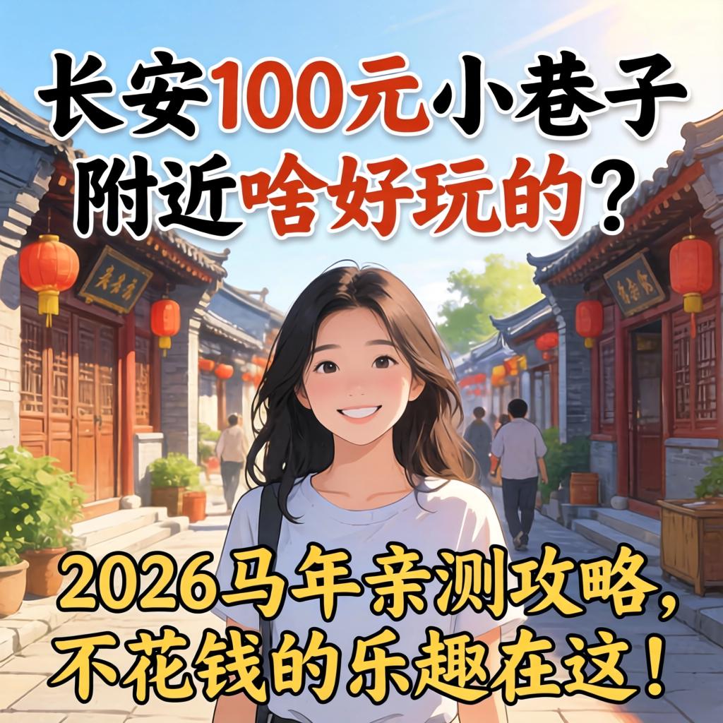 长安100元小巷子周围有啥好玩的？？？？？2026马年亲测攻略，，，，不花钱的兴趣在这！