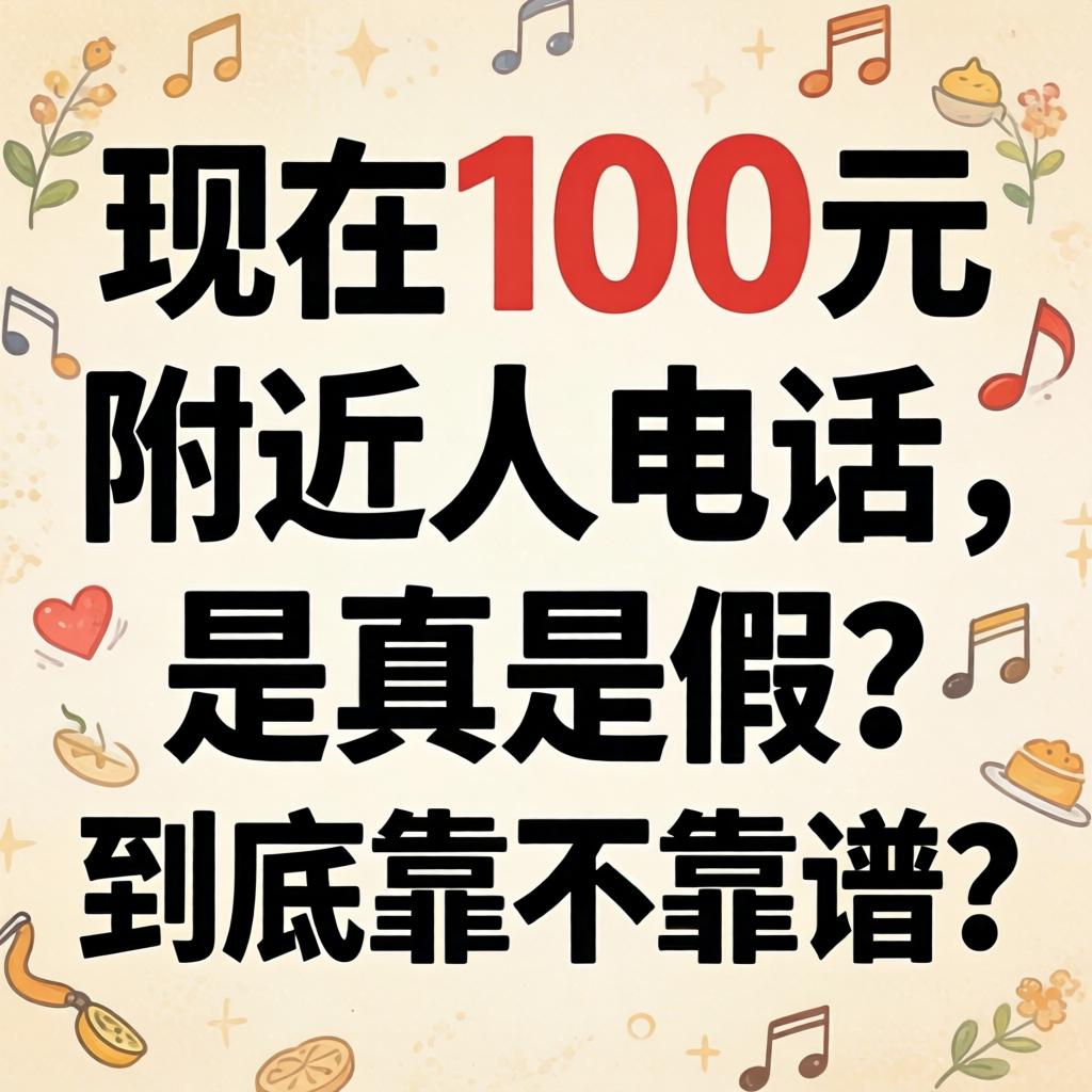 现在100元附近人电话，是真是假？到底靠不靠谱？
