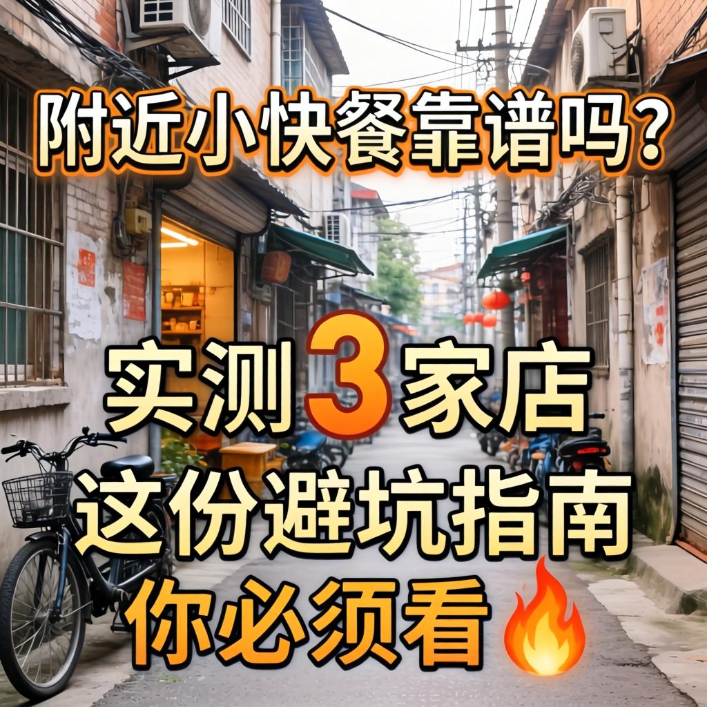 附近小巷快餐靠谱吗？实测3家店，这份避坑指南你必须看?