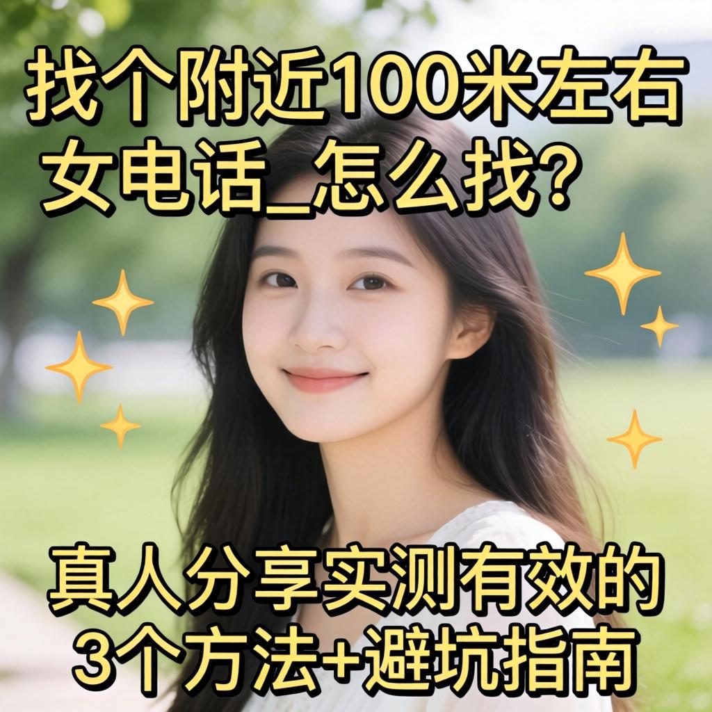 找个附近100米左右女电话_怎么找？真人分享实测有效的3个方法+避坑指南
