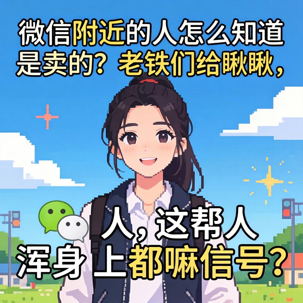 微信左近的人怎么知路是卖的？老铁们给瞅瞅，这助人浑身高低都嘛信号？