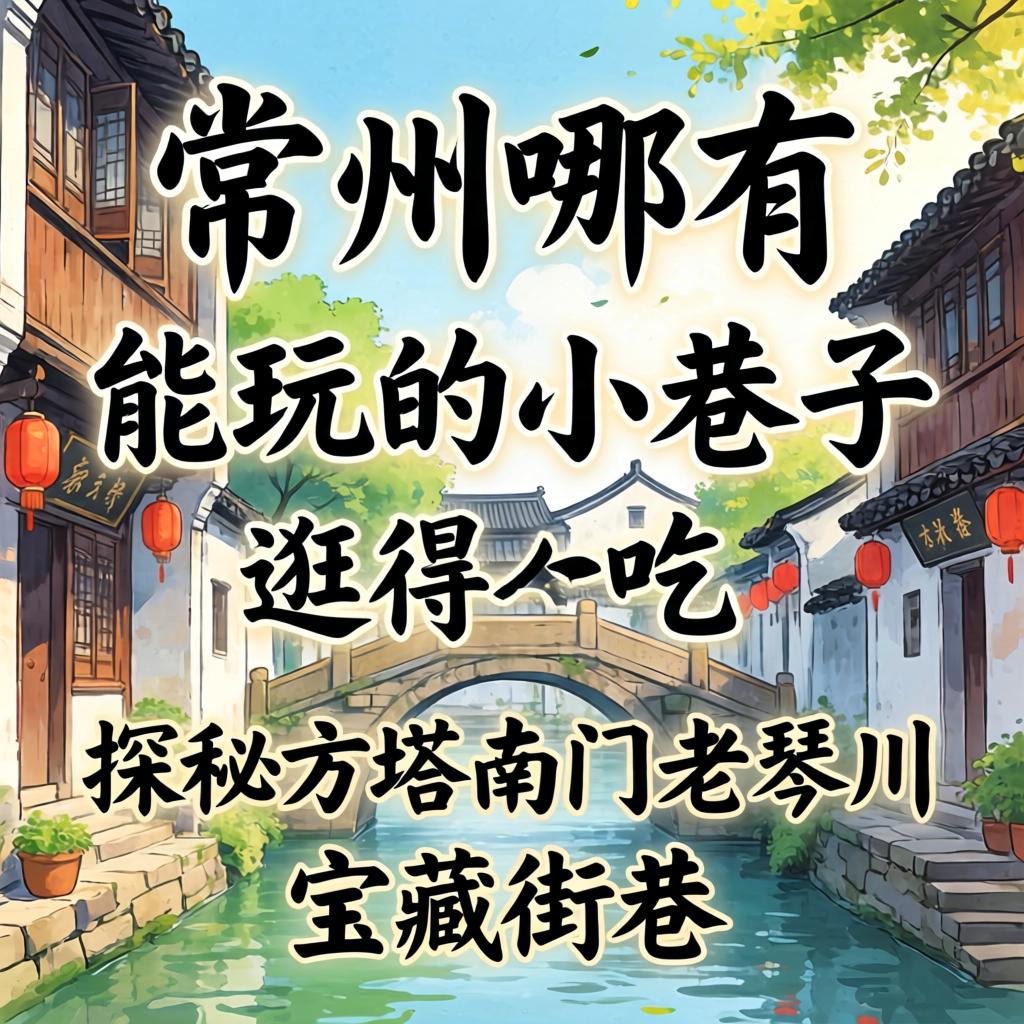 常熟哪有能玩的小巷子能逛能吃？探秘方塔南门老琴川的宝藏街巷