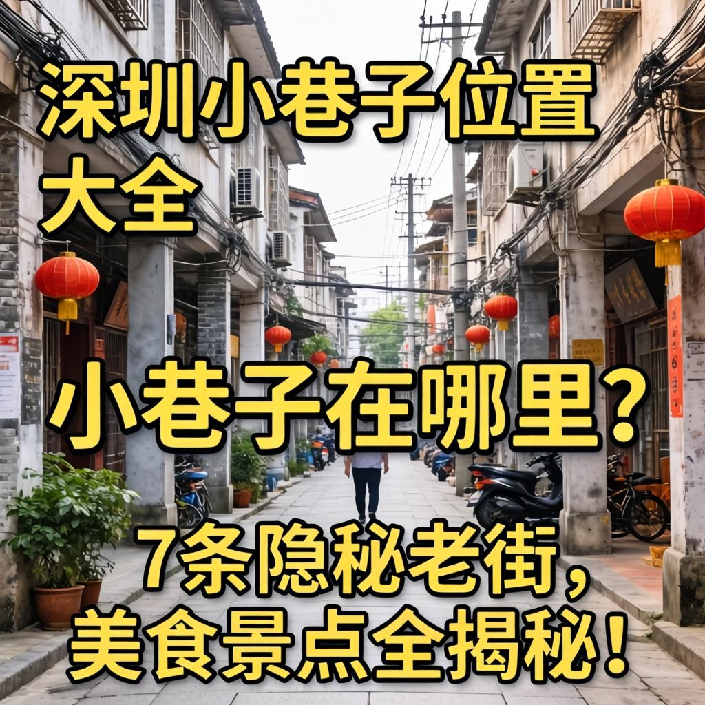 深圳小巷子位置大全:小巷子在哪里?这7条隐秘老街,美食景点全揭秘!