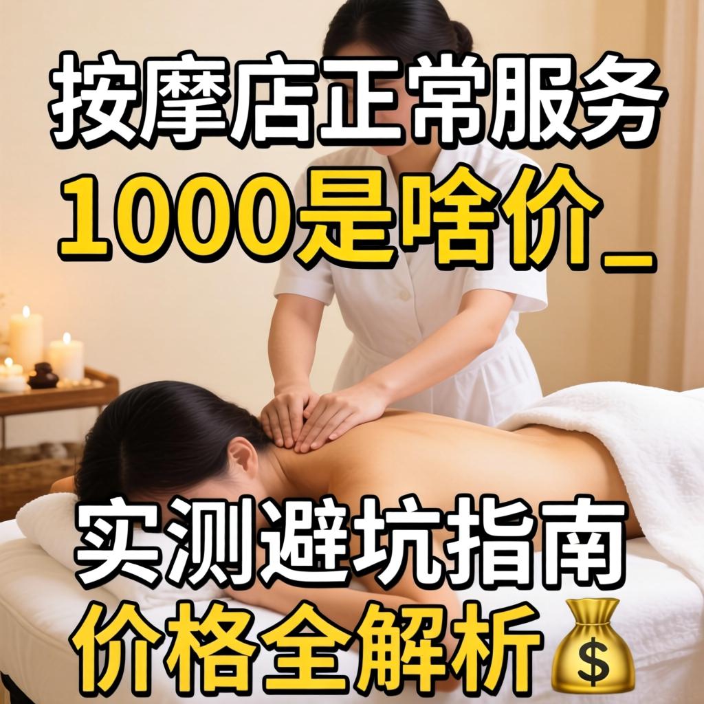 按摩店正常服务1000是啥价_实测避坑指南与价格全解析?