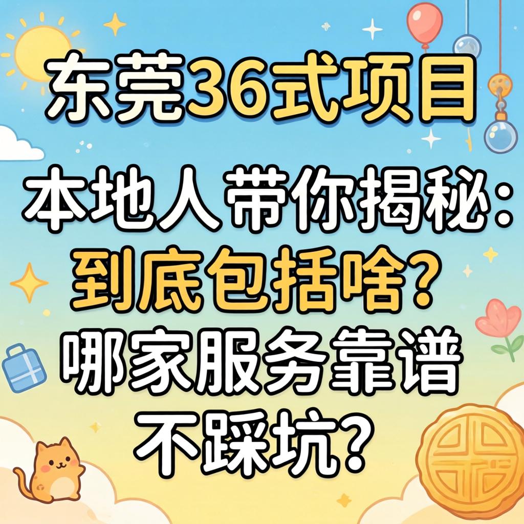 东莞36式项目,本地人带你揭秘:到底包括啥?哪家服务靠谱不踩坑?