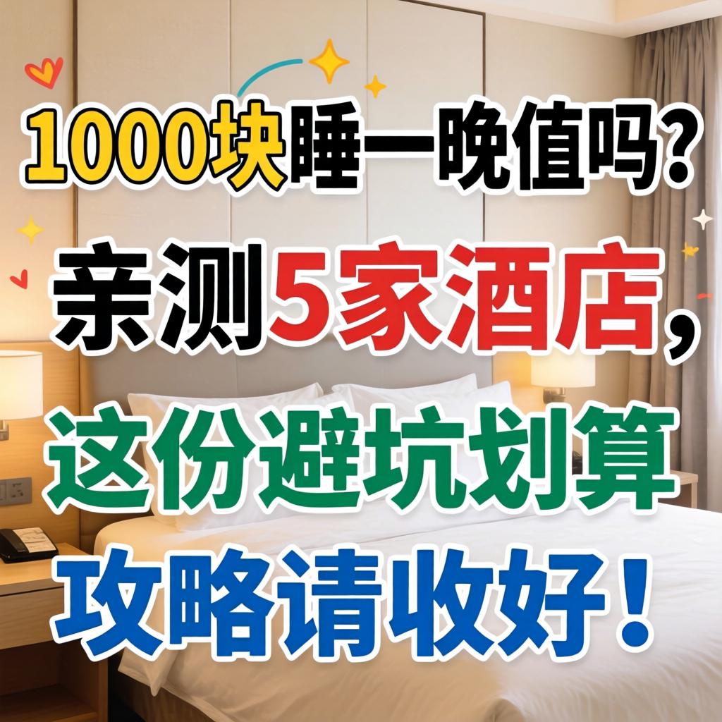 1000块睡一晚值吗？亲测5家酒店，这份避坑划算攻略请收好！