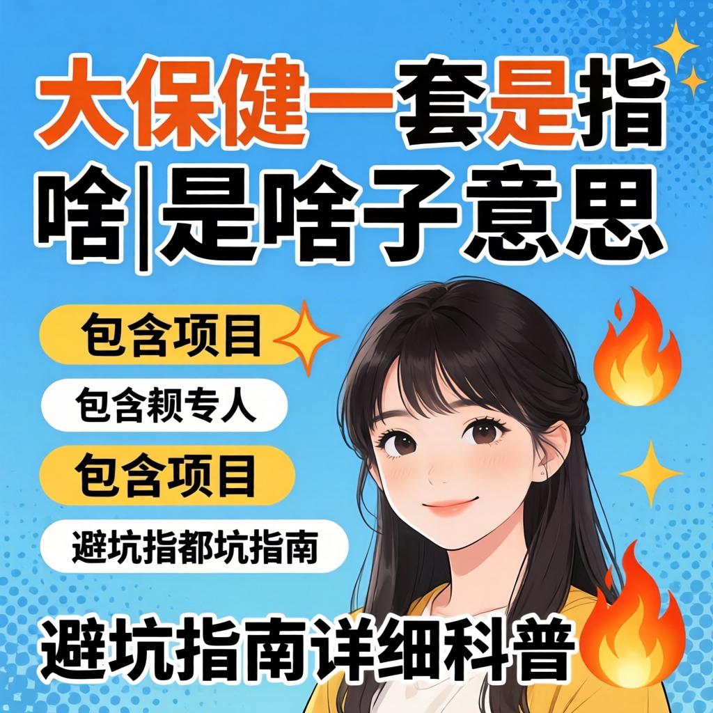 大保健一套是指啥｜是啥子意思？蕴含项目、避坑指南具体科普?