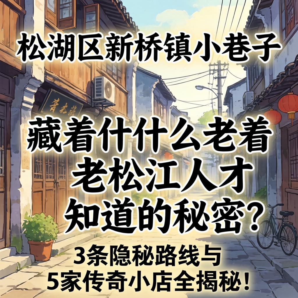 松江区新桥镇小巷子,藏着什么老松江人才知道的秘密?3条隐秘路线与5家传奇小店全揭秘!