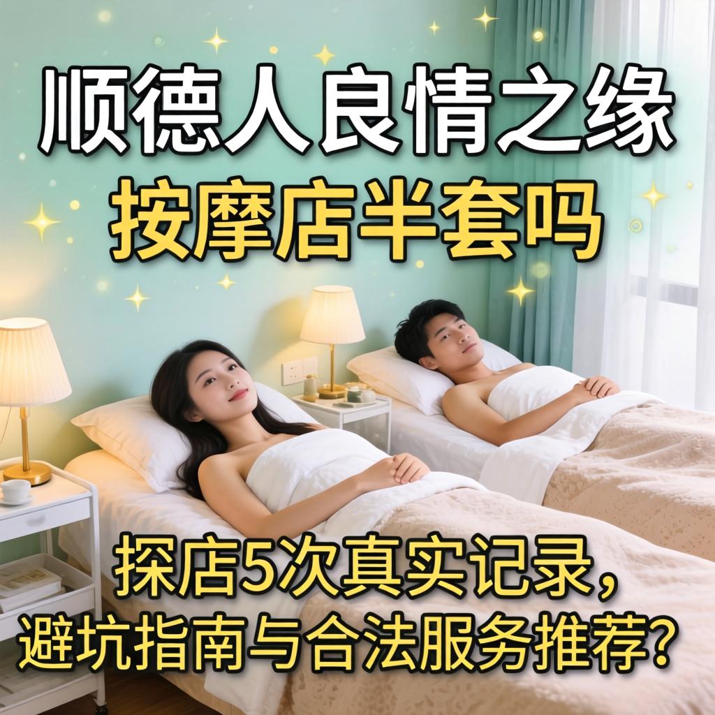 顺德大良情之缘按摩店半套吗,探店5次真实记录,避坑指南与合法服务推荐?