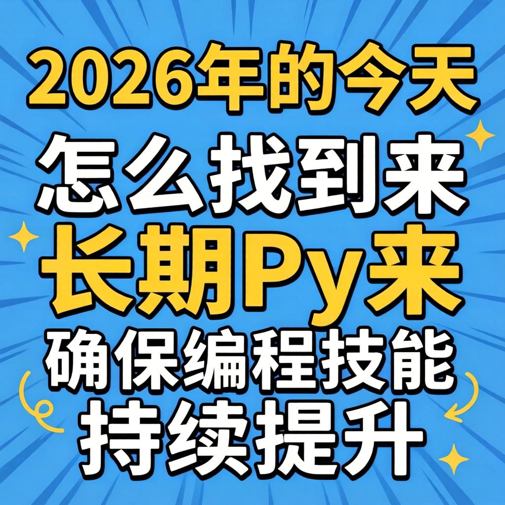 在2026年的今天，怎么找到持久Py来确保编程技术的持续提升？