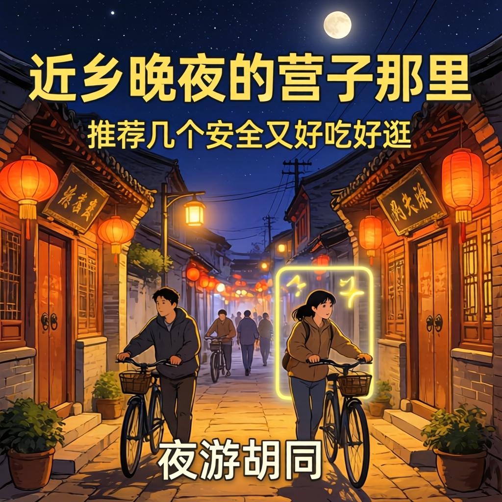 新乡晚上去的幼小路在哪？推荐几个安全又好吃好游的夜游胡同