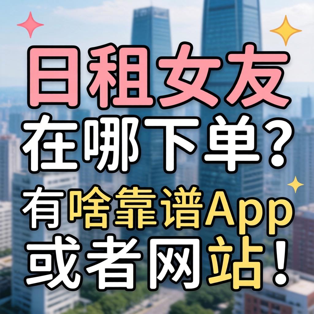 日租女友在哪下单？有啥靠谱的App或者网站没有？
