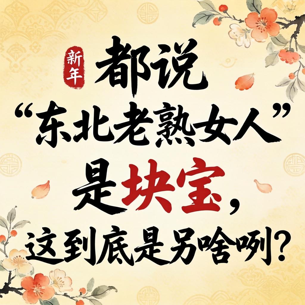 都说“东北老熟女人”是块宝，，，，，这究竟是为啥咧？？？