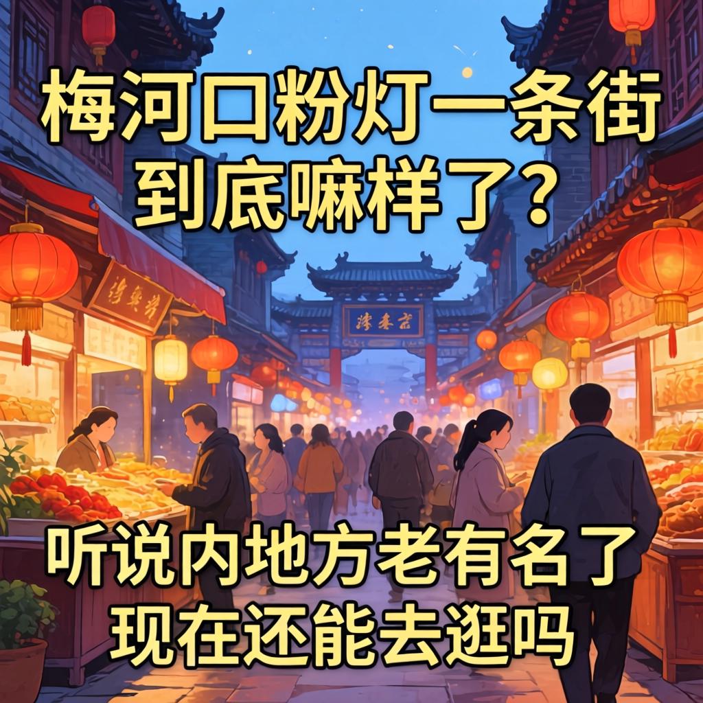 梅河口粉灯一条街到底嘛样了？听说内处所老有名了，此刻还能去游吗？