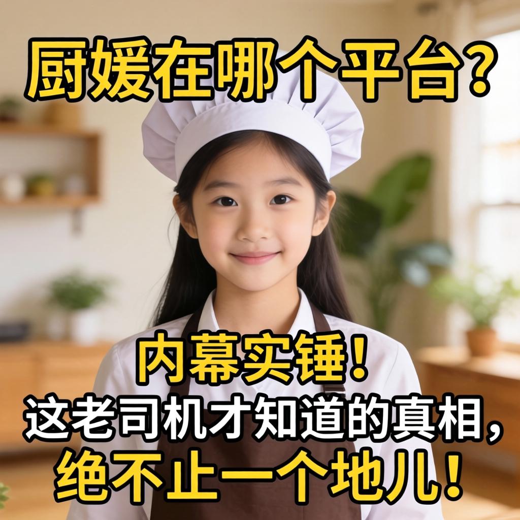 厨媛在哪个平台?内幕实锤!这老司机才知道的真相,绝不止一个地儿!