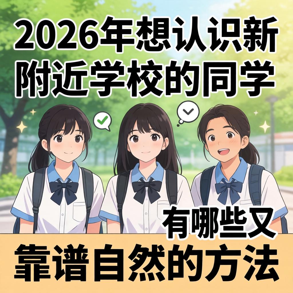 在2026年,想认识附近学校的同学有哪些靠谱又自然的方法?