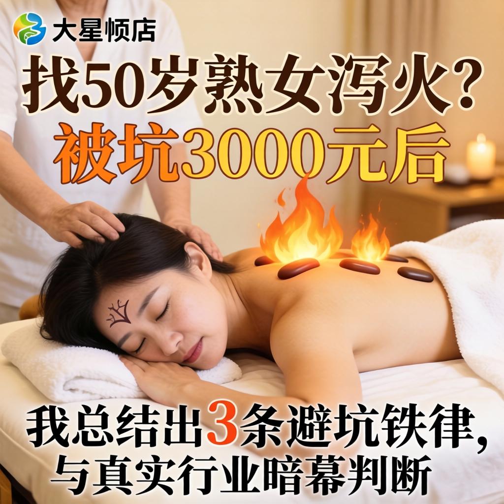 去推拿店找50岁熟女泻火？？？被坑3000元后，，，，我总结出3条避坑铁律与真实验业暗幕