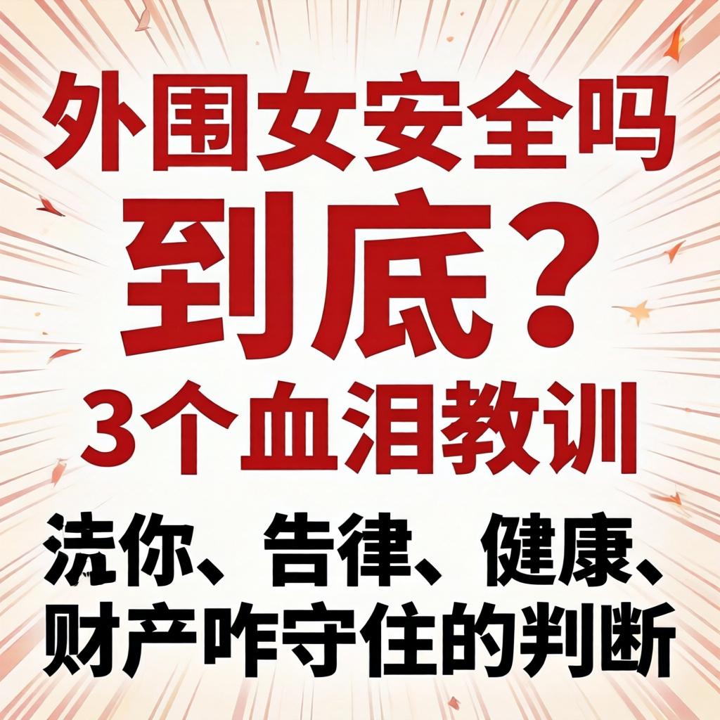 表围女安全吗 到底？3个血泪教训通知你，司法、健全、财富咋守住的