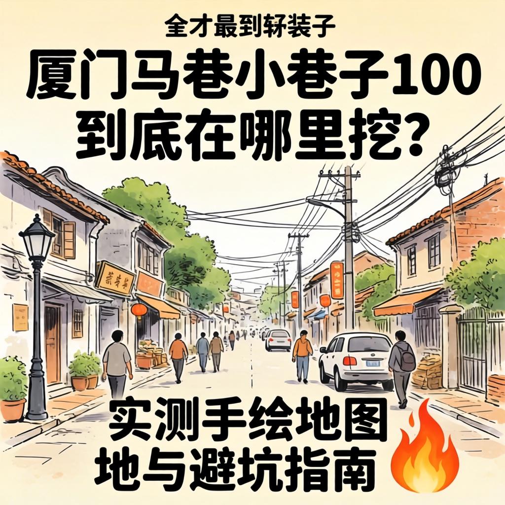 厦门马巷小巷子100_到底在哪挖？实测手绘地图与避坑指南?